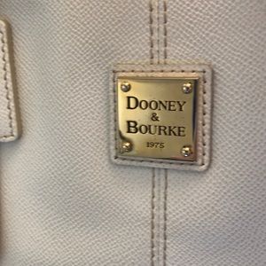 Dooney and Bourke white leather Tote